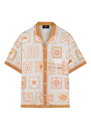 HOMIES MARBELLA Alhambra patterned short-sleeves shirt - Neutrals