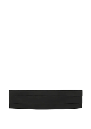 Canali pleated band - Black