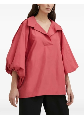 MMC STUDIO Mandal balloon-sleeve top - Red