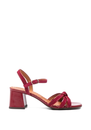 Chie Mihara Leilah knotted strap sandals - Red