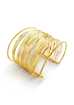 HZMER JEWELLERY hammered-effect bangle - Gold