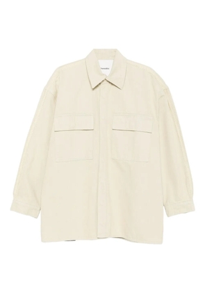 Nanushka flap-pocket shirt jacket - Neutrals