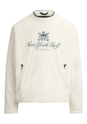 RLX Ralph Lauren crew-neck zip-pockets sweatshirt - Neutrals