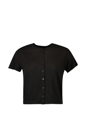 Lars Andersson short-sleeved cardigan - Black