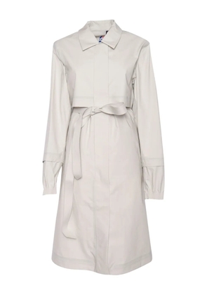 K-Way Jesy cotton-poplin belted trench coat - Neutrals