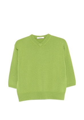 6397 V-neck sweater - Green