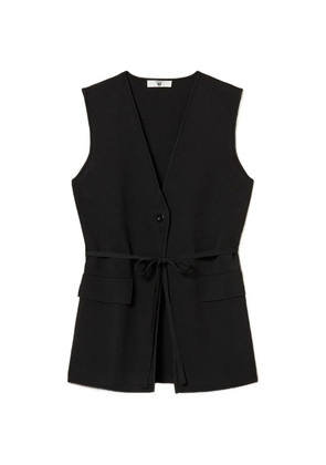 TWINSET sleeveless jacket - Black