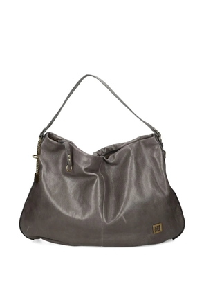 A.S.98 chain-detail leather shoulder bag - Grey