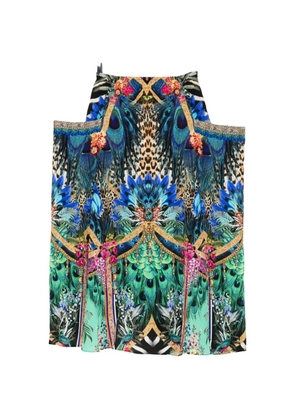 Camilla pocket alchemy skirt - Green