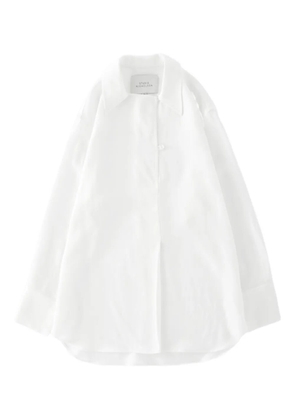 Studio Nicholson Wilton linen-like twill shirt - White