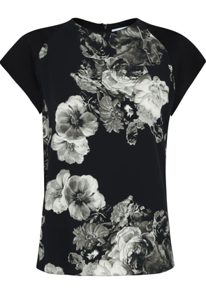 Gloria Coelho floral-print T-shirt - Black