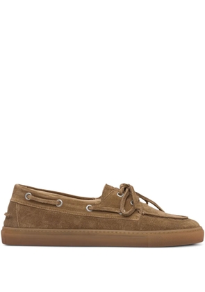 Copenhagen suede lace-up loafers - Brown
