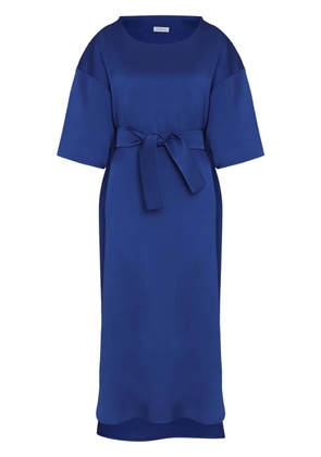 Gloria Coelho tied-waist midi dress - Blue
