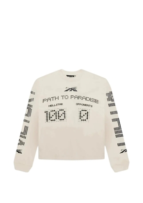 HELLSTAR Scoreboard long-sleeve T-shirt - Neutrals