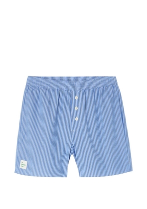 American Vintage Zatybay striped shorts - Blue
