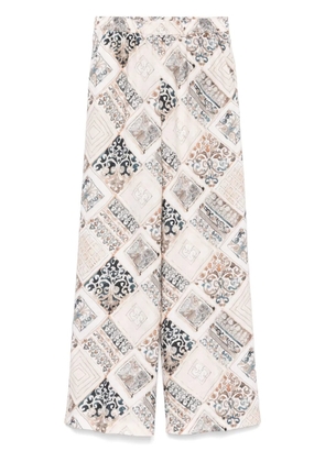 Eleventy linen trousers - Neutrals