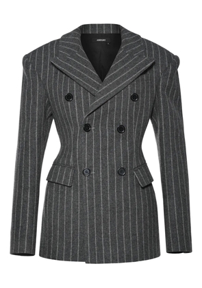 ANOUKI double-breasted striped blazer - Grey