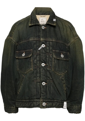 Maison MIHARA YASUHIRO Denim Puffer Jacket - Blue