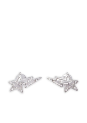 A BATHING APE® signature Star Bolt motif earrings - Silver