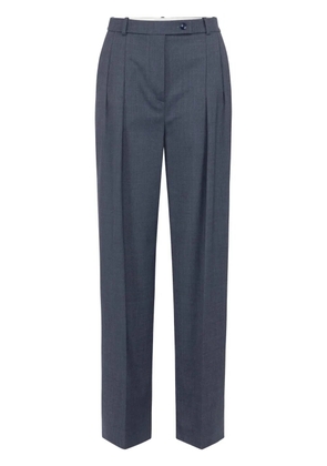 Elisabetta Franchi dart-detailing straight trousers - Blue