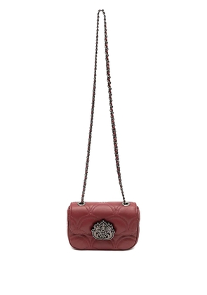Isla Sirena quilted emblem chain shoulder bag - Red