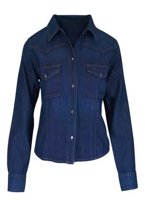 TWP Mustang Sally pocket shirt - Blue