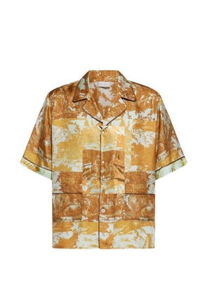 Pierre-Louis Mascia Aloe silk shirt - Yellow