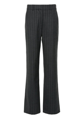 ANINE BING Drew straight-leg trousers - Grey