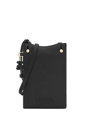 TOUS flap pocket phone case crossbody bag - Black