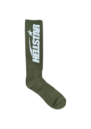 HELLSTAR logo socks - Green