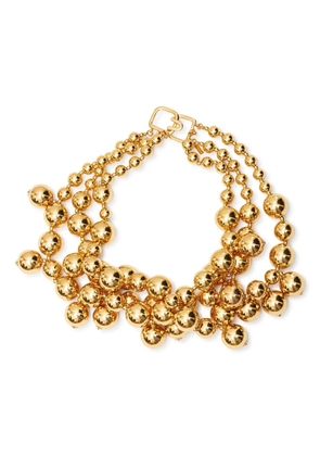 Kenneth Jay Lane bead-embellished necklace - Gold
