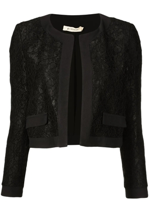 Lethicia Bronstein Ariana lace cropped jacket - Black