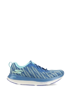 Skechers Go Run Razor Excess 2 zebra-stripe sneakers - Blue