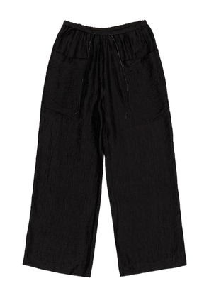Bimba y Lola patch-pocket drawstring trousers - Black