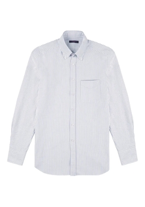 slowear striped oxford cotton shirt - Blue