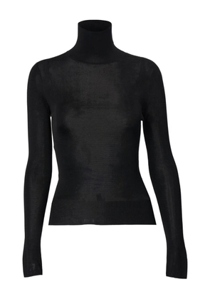Carolina Herrera turtleneck long-sleeve sweater - Black