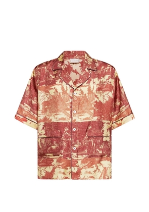 Pierre-Louis Mascia Aloe short-sleeve shirt - Red