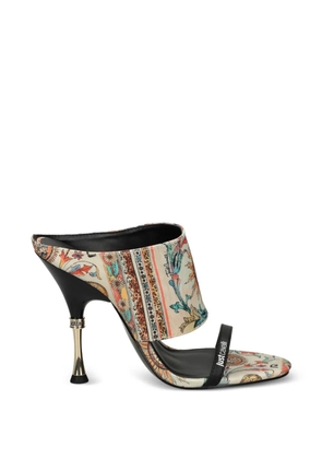 Just Cavalli graphic-print sandals - Neutrals