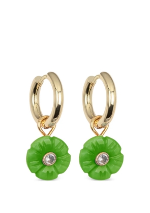 Jennifer Behr Lillian flower earrings - Gold