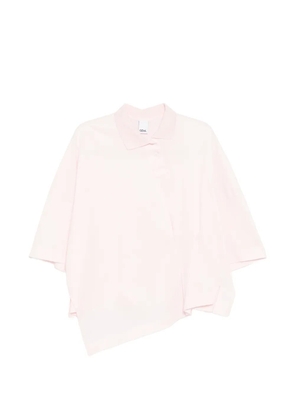 GDeL by gaze de lin asymmetric-hem polo shirt - Pink