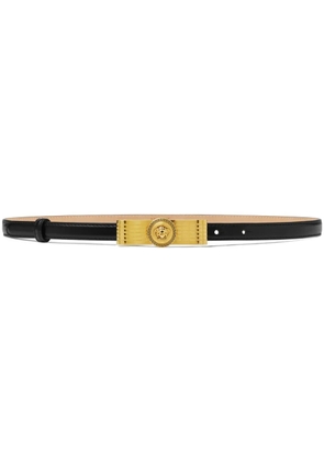 Versace Gianni Ribbon leather belt - Black