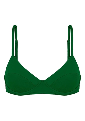 Lenny Niemeyer ribbed triangle bikini top - Green