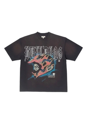 BLDG4 Wheels printed T-shirt - Grey