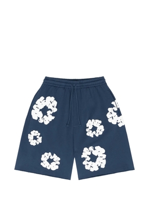 Denim Tears wreath shorts - Blue