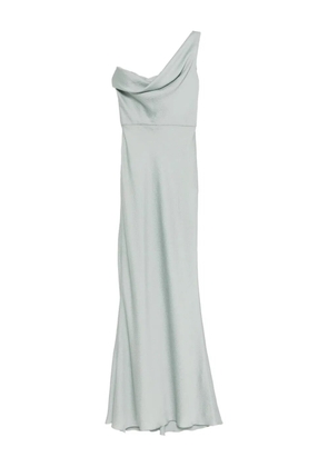 Amsale satin hammered gown - Green