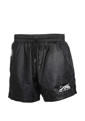 HELLSTAR logo drawstring shorts - Black