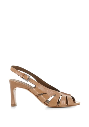Del Carlo peep-toe heeled sandals - Neutrals