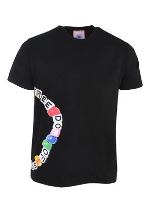 FREEDOM OF SPACE graphic-print T-shirt - Black