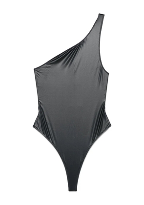 Maison Close Splash asymmetric swimsuit - Grey