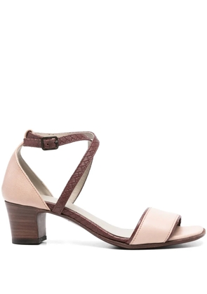 Pantanetti 50mm leather-trim sandals - Pink